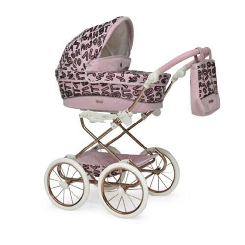 Bebecar dolls Pram Special Edition - Pink Letters  Bebecar   