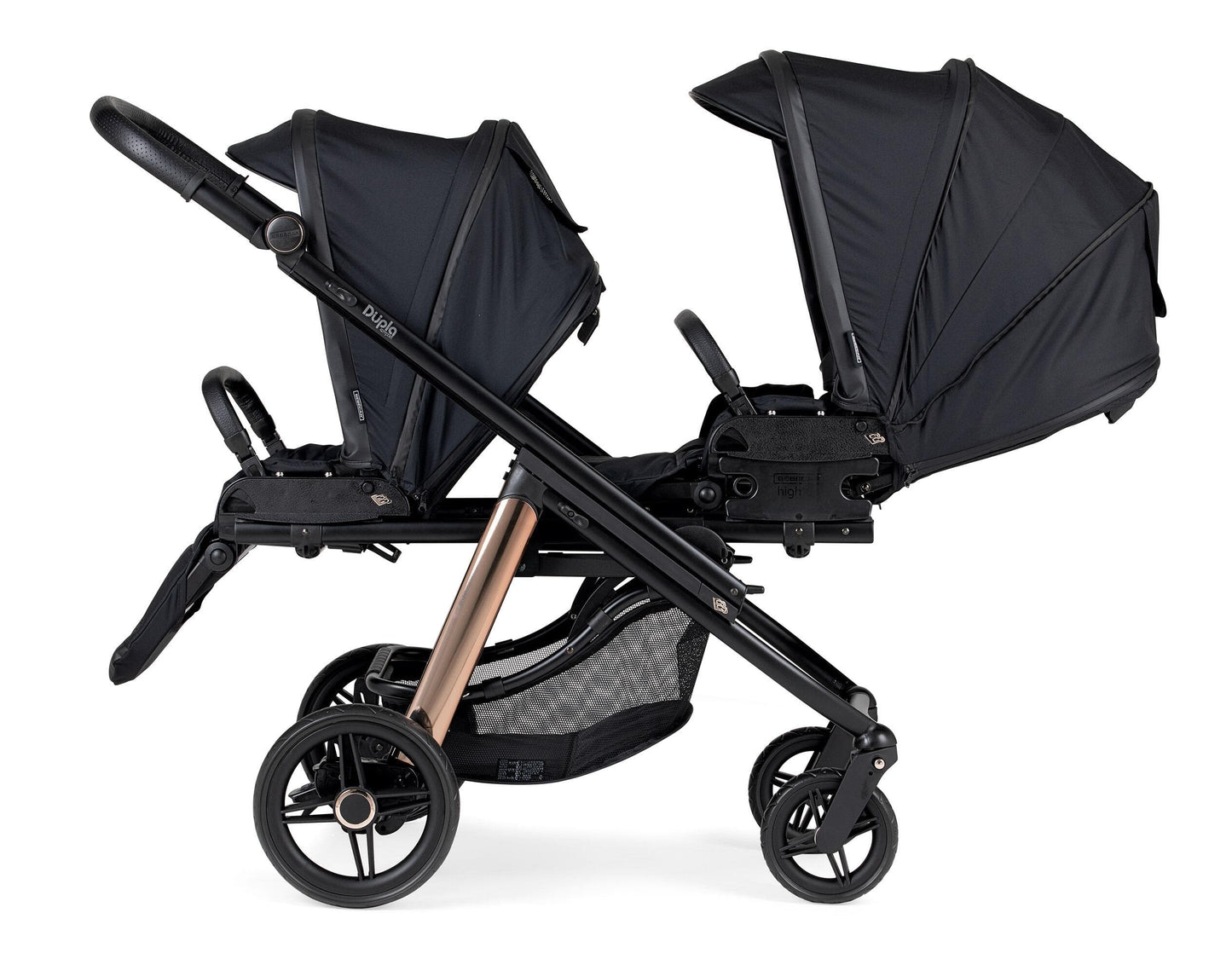 Bebecar Dupla Double Compact Stroller - Black  Bebecar   