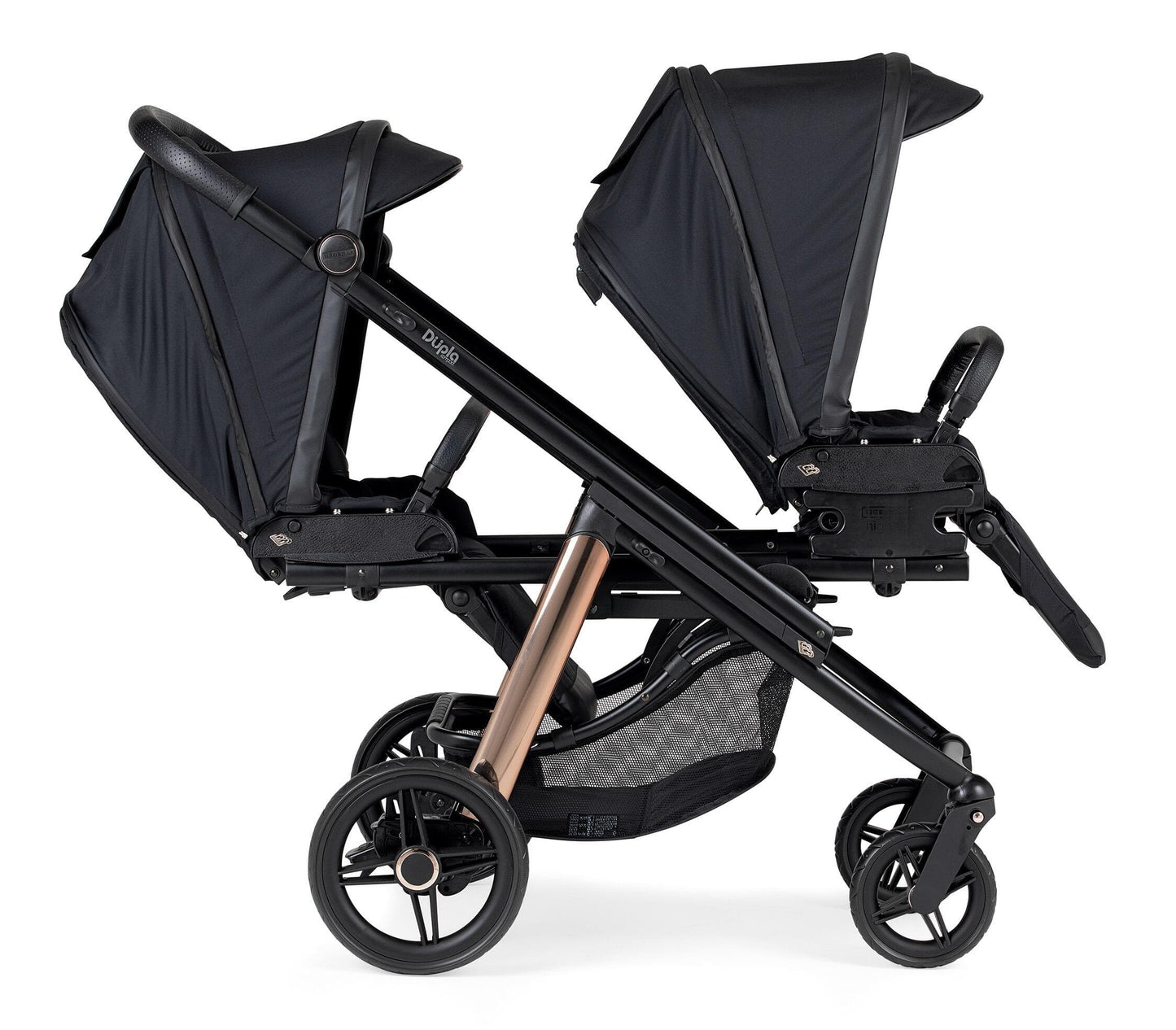 Bebecar Dupla Double Compact Stroller - Black  Bebecar   