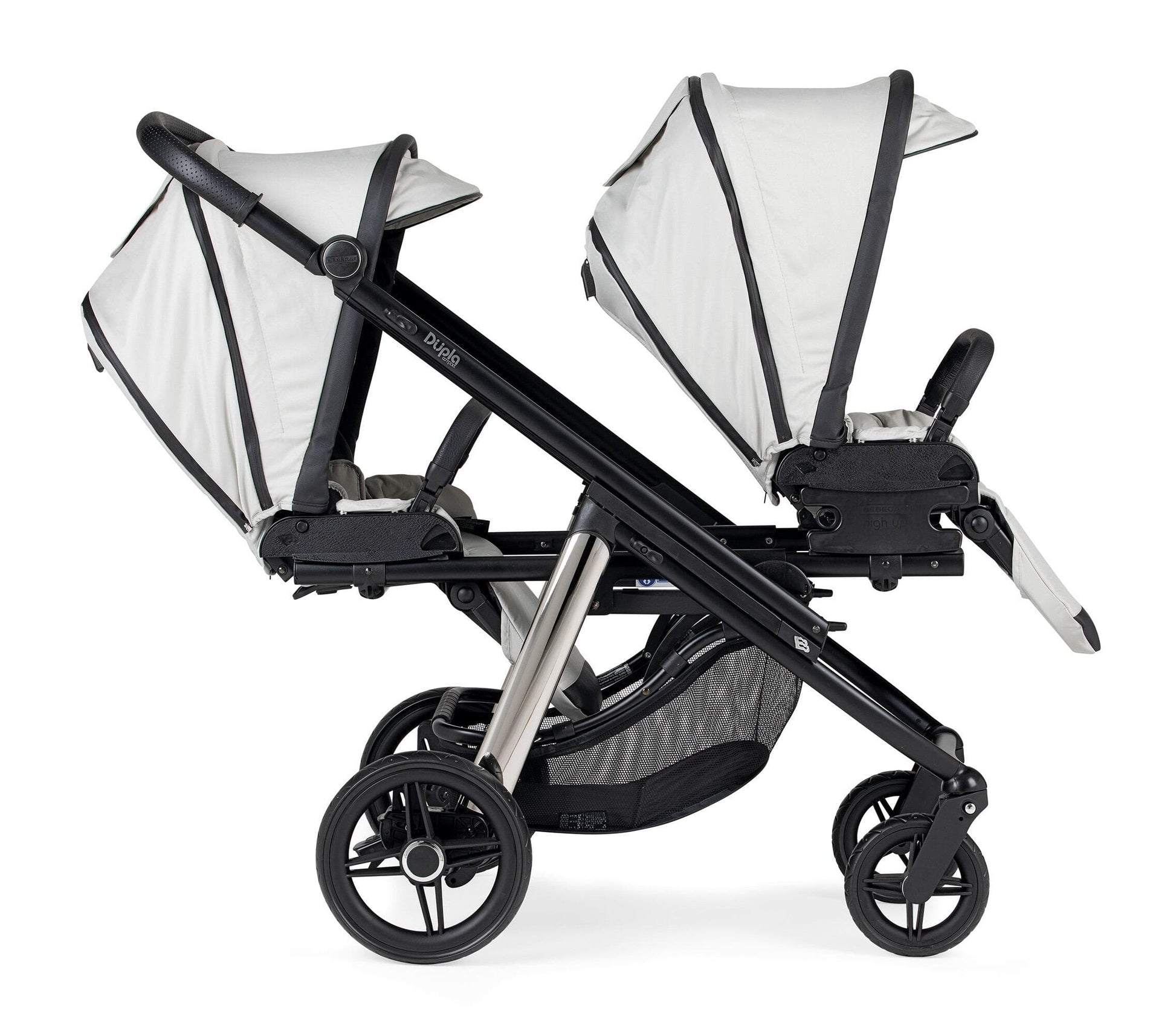 Bebecar Dupla Double Compact Stroller - Grey  Bebecar   