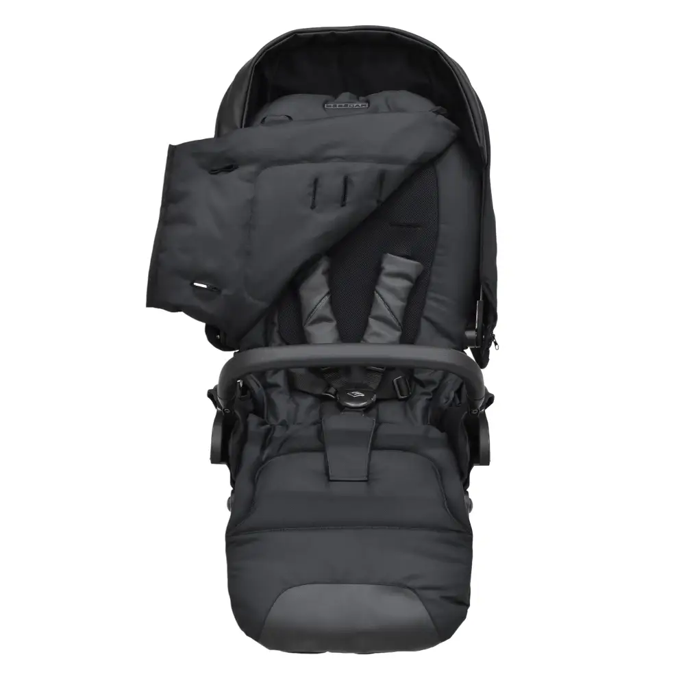 Bebecar Face Privé Black Sparkle 3-in-1 Travel System – Special Edition 2026 - Free Matching Changing Bag