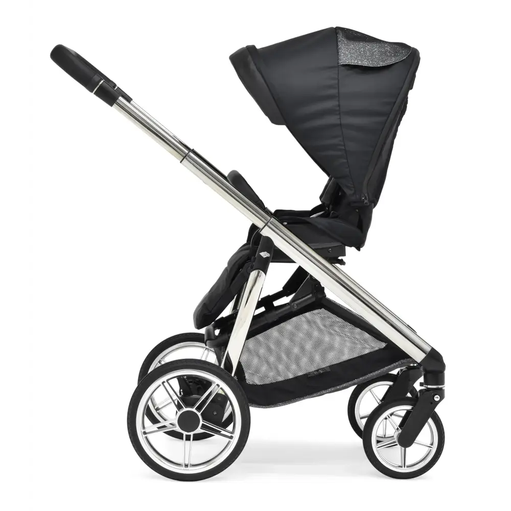 Bebecar Face Privé Black Sparkle 3-in-1 Travel System – Special Edition 2026 - Free Matching Changing Bag