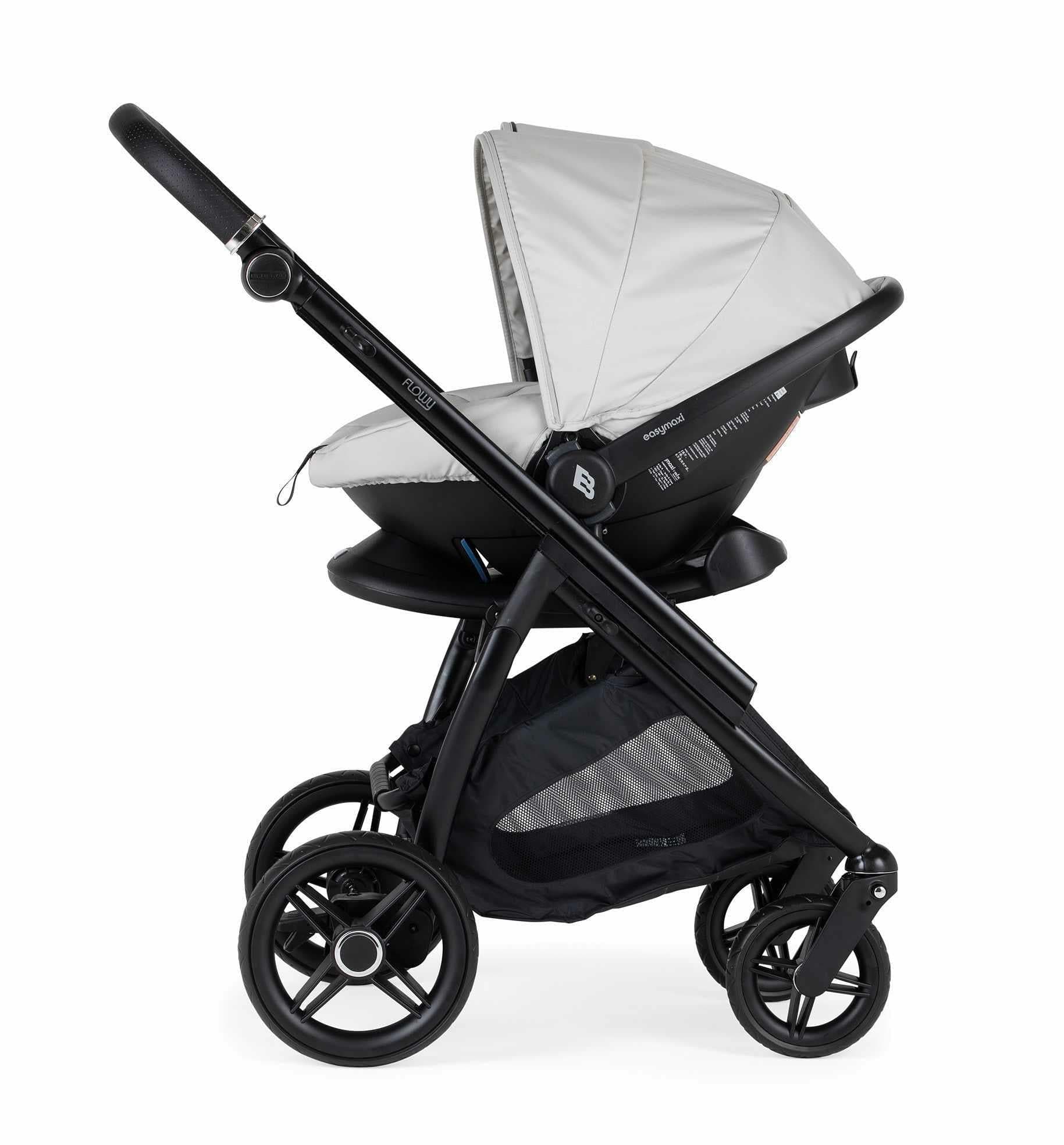 Bebecar Flowy 3 in 1 Travel System - Light Grey  Bebecar   