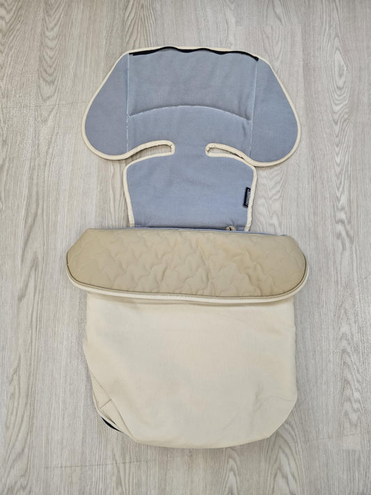 Bebecar Universal Footmuff KP357 – Cream (Clearance) Bebecar