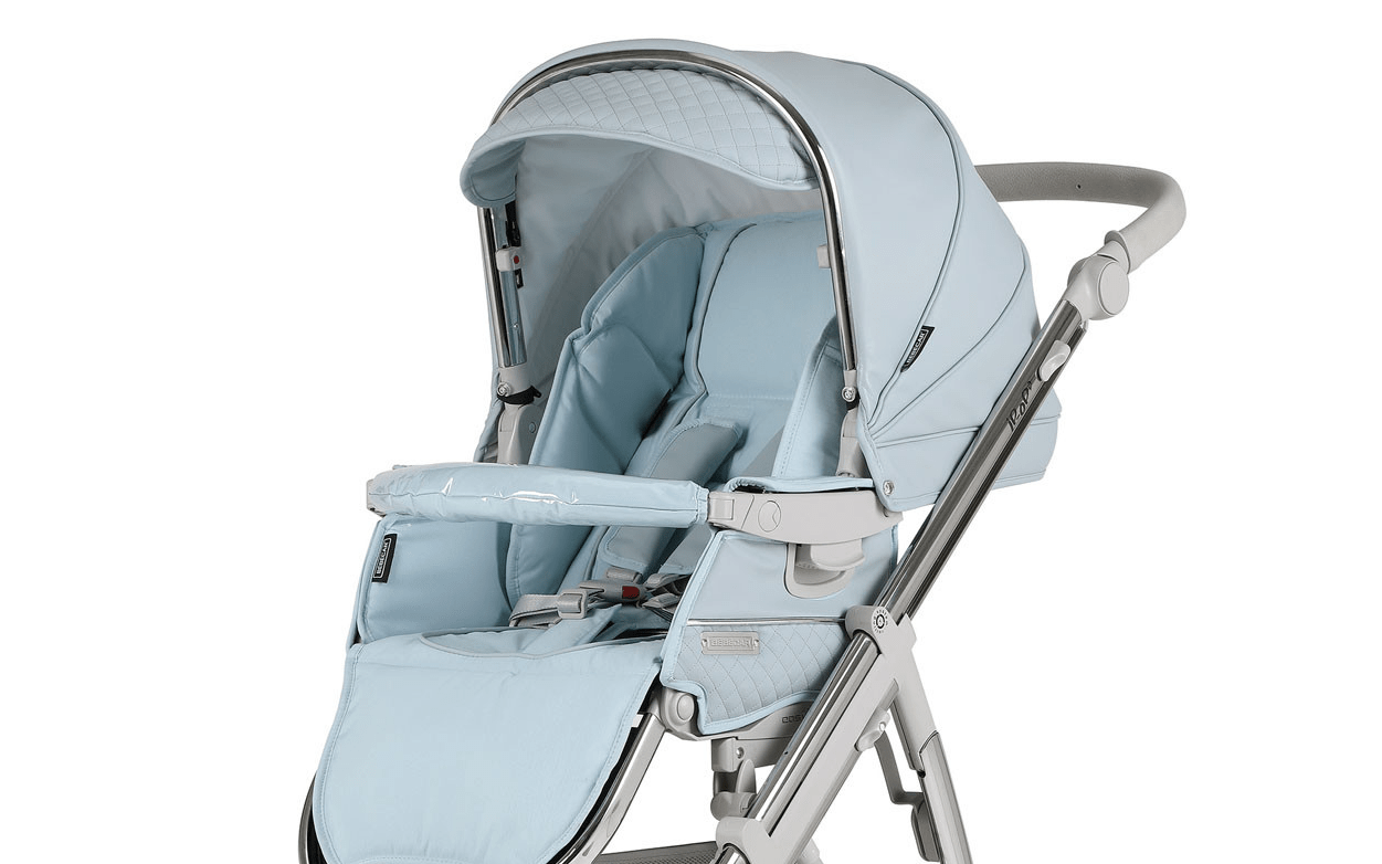 Bebecar Ip Op Baby Blue 2 in 1 Travel System for Modern Parents Baby Boutique UK