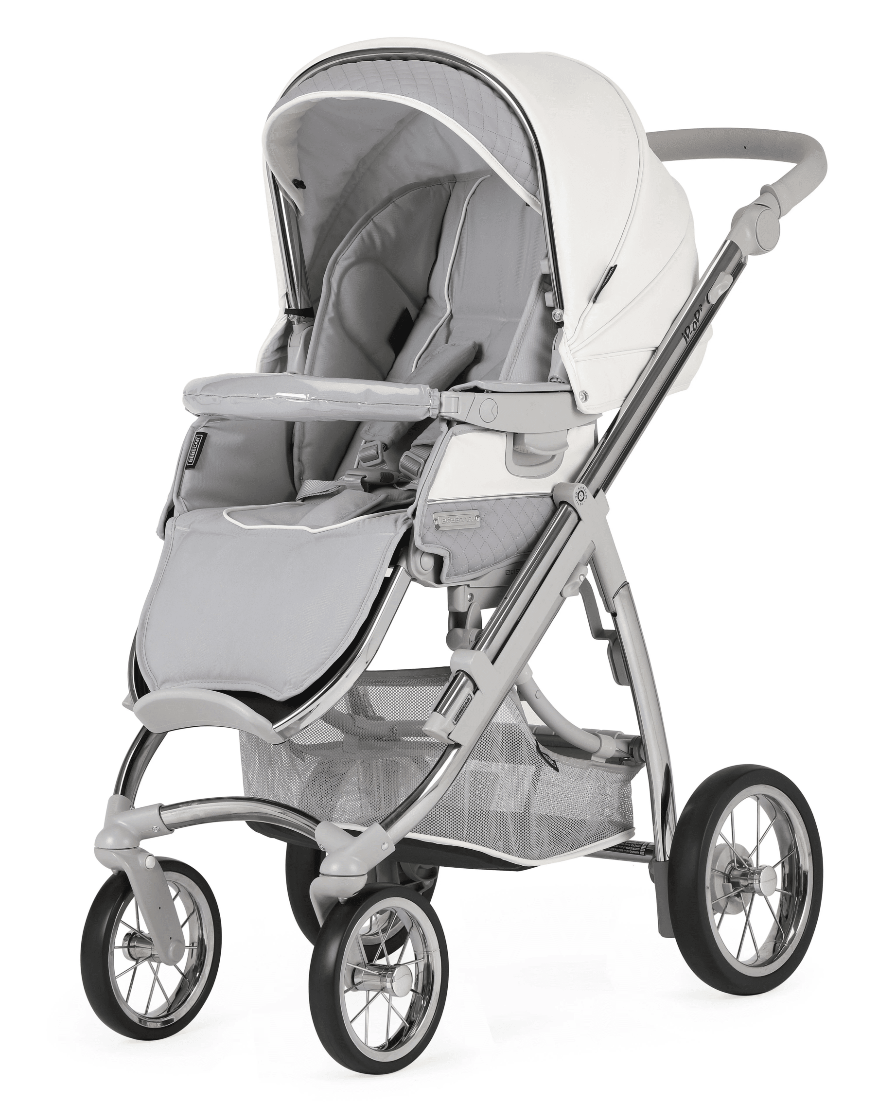 Bebecar Ip-Op Dove Grey 2 in 1 Travel System  Bebecar   