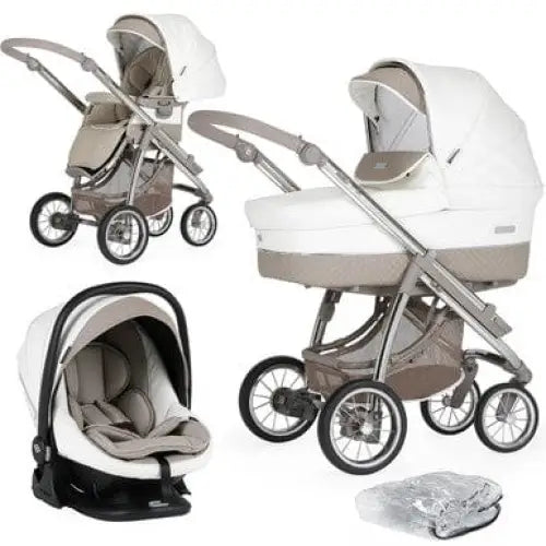 Bebecar Ip-Op Iced Mocha 3 in 1 Travel System - New 2025 Colour Bebecar