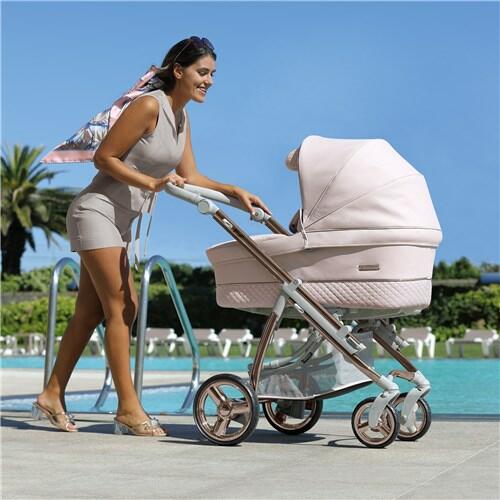 Bebecar Ip-Op Rose Blush 3 in 1 Travel System  Bebecar   