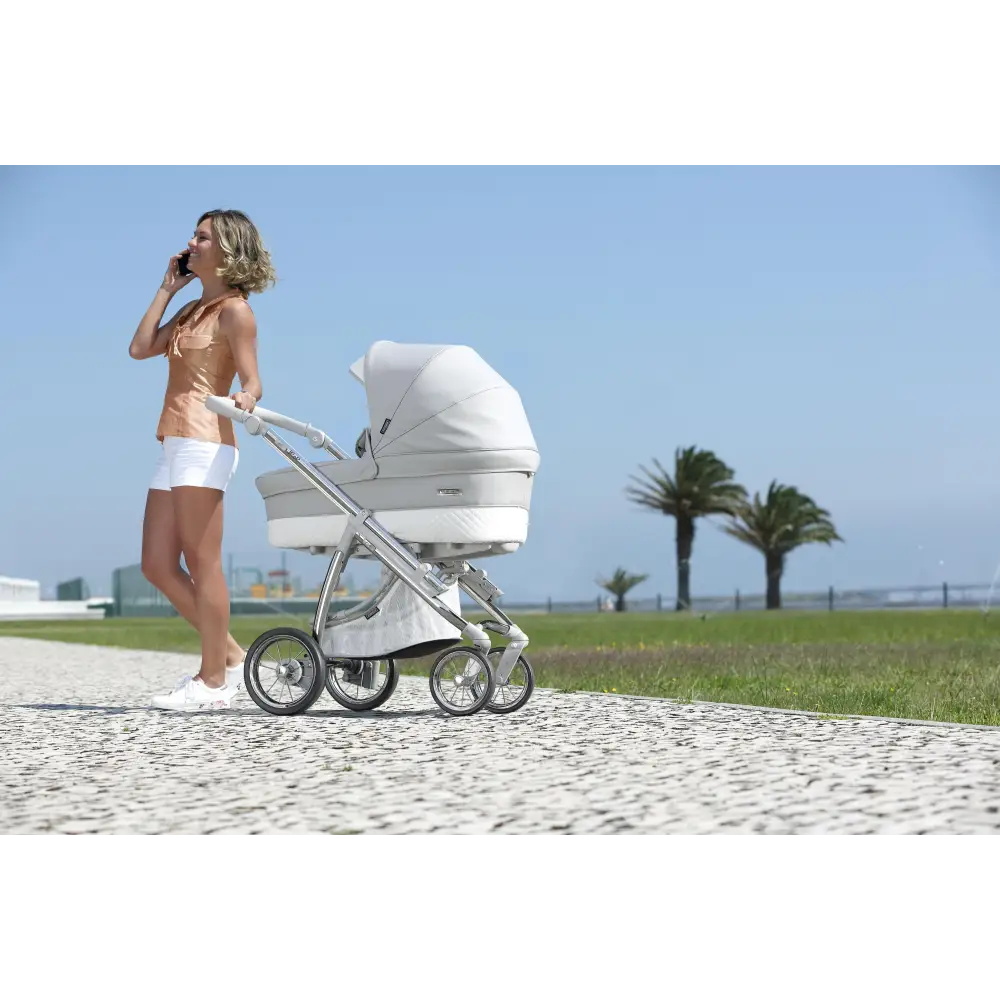 Bebecar Ip-Op Silver Grey 2 in 1 Travel System Bebecar