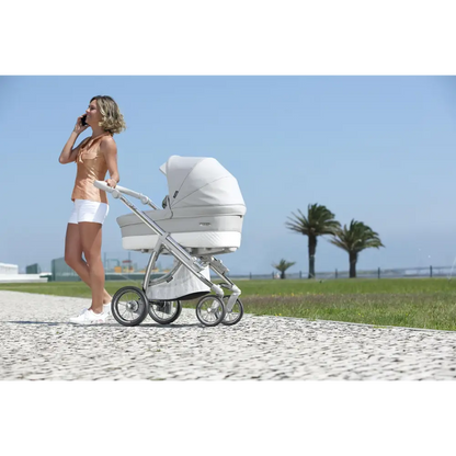Bebecar Ip-Op Silver Grey 2 in 1 Travel System Bebecar
