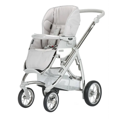Bebecar Ip-Op Silver Grey 2 in 1 Travel System Bebecar