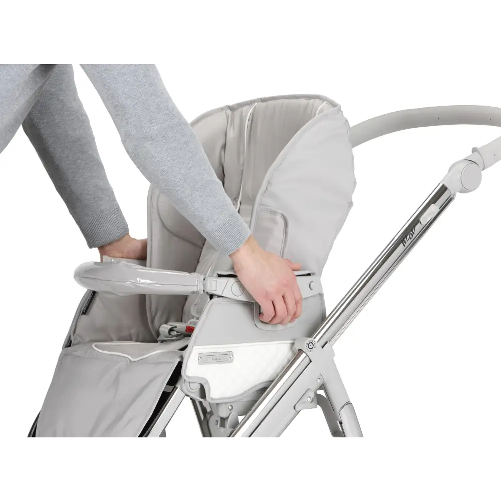 Bebecar Ip-Op Silver Grey 2 in 1 Travel System Bebecar
