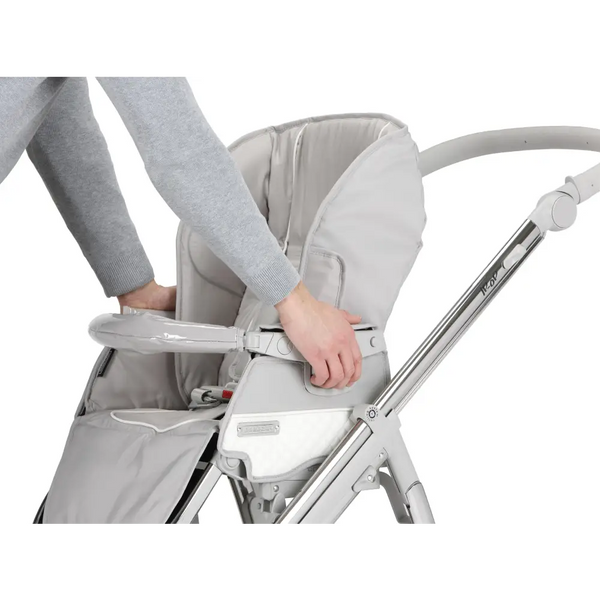 Bebecar Ip-Op Silver Grey 2 in 1 Travel System Bebecar