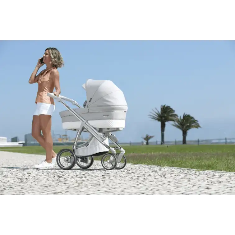Bebecar Ip-Op Silver Grey 3 in 1 Travel System Bebecar