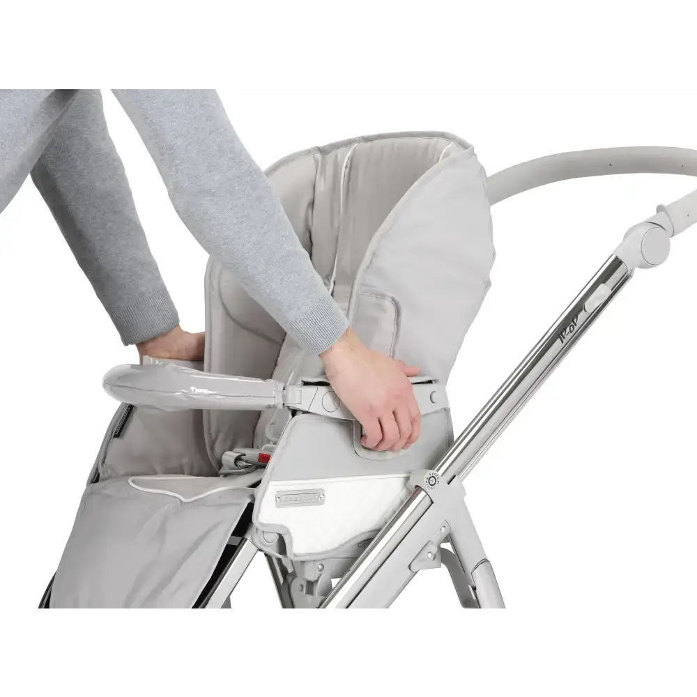 Bebecar Ip-Op Silver Grey 3 in 1 Travel System Bebecar
