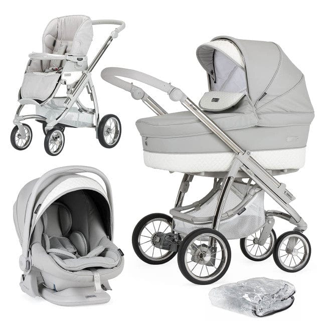 Bebecar Ip-Op Silver Grey 3 in 1 Travel System  Bebecar   