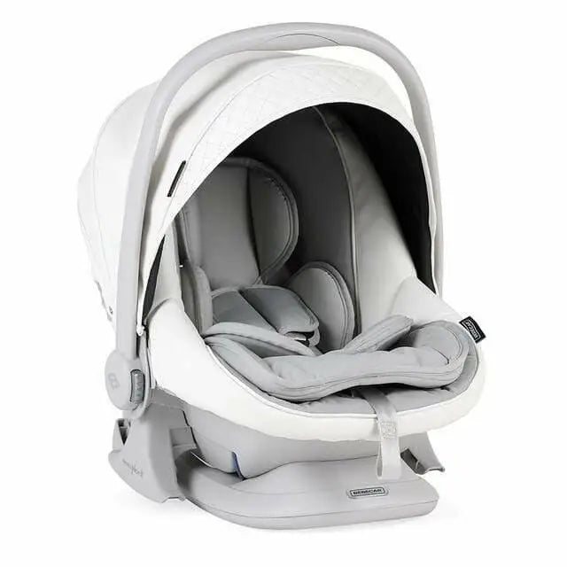 Bebecar Ip-Op White Delight Travel System - New 2025 Lie Flat Car Seat Bebecar