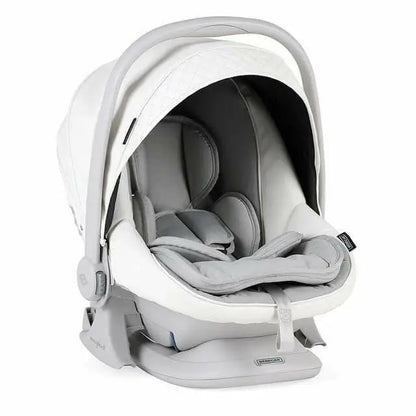 Bebecar Ip-Op White Delight Travel System - New 2025 Lie Flat Car Seat Bebecar