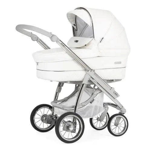 Bebecar Ip-Op White Delight Travel System - New 2025 Lie Flat Car Seat Bebecar