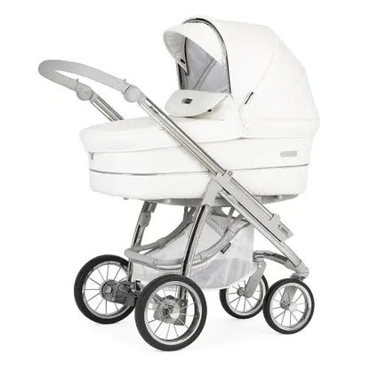 Bebecar Ip-Op White Delight Travel System - New 2025 Lie Flat Car Seat Bebecar