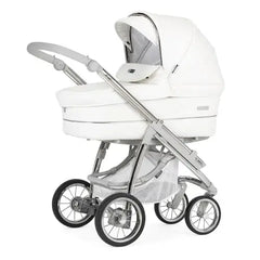 Bebecar Ip-Op White Delight Travel System - New 2026 Lie Flat Car Seat