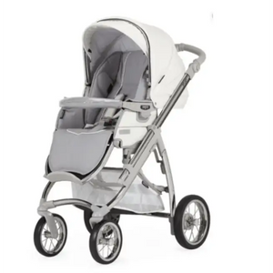 Bebecar Ip-Op White Delight Travel System - New 2025 Lie Flat Car Seat Bebecar