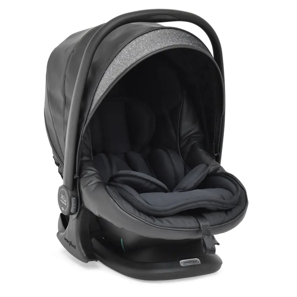 Bebecar Lie Flat Car Seat - Black Sparkle