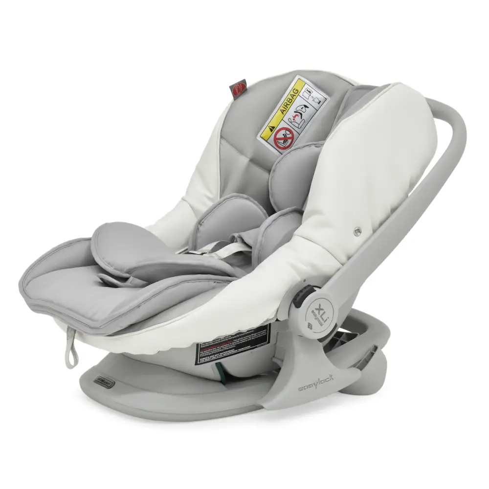 Bebecar Lie Flat Car Seat - White Sparkle