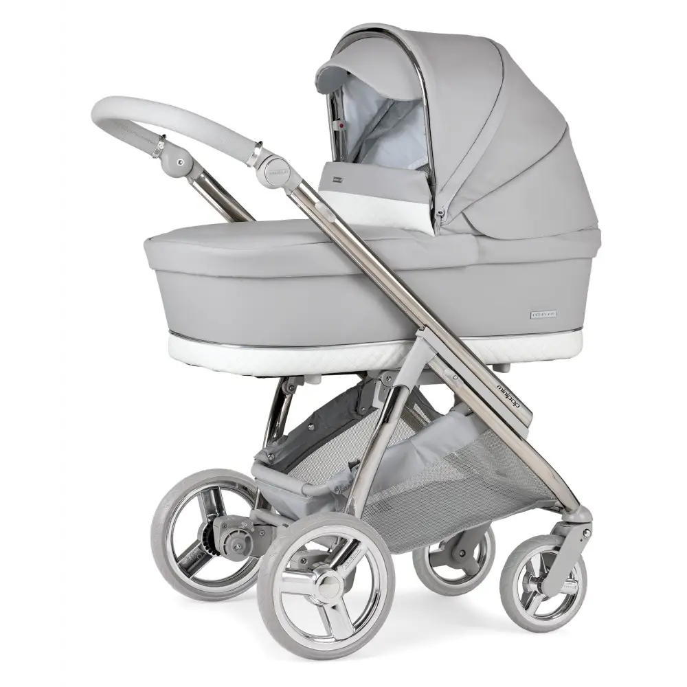 Bebecar Mini Pop 2 in 1 Travel System - Silver Grey Bebecar