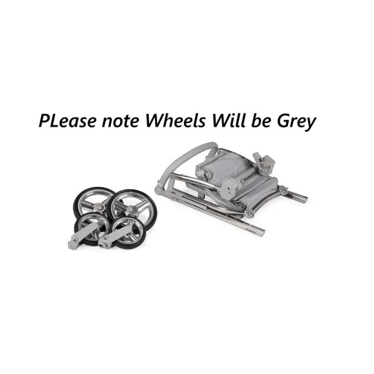 Bebecar Mini Pop 2 in 1 Travel System - Silver Grey Bebecar