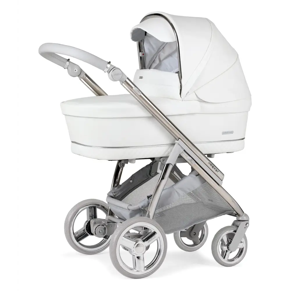 Bebecar Mini Pop 2 in 1 Travel System - White Delight Bebecar
