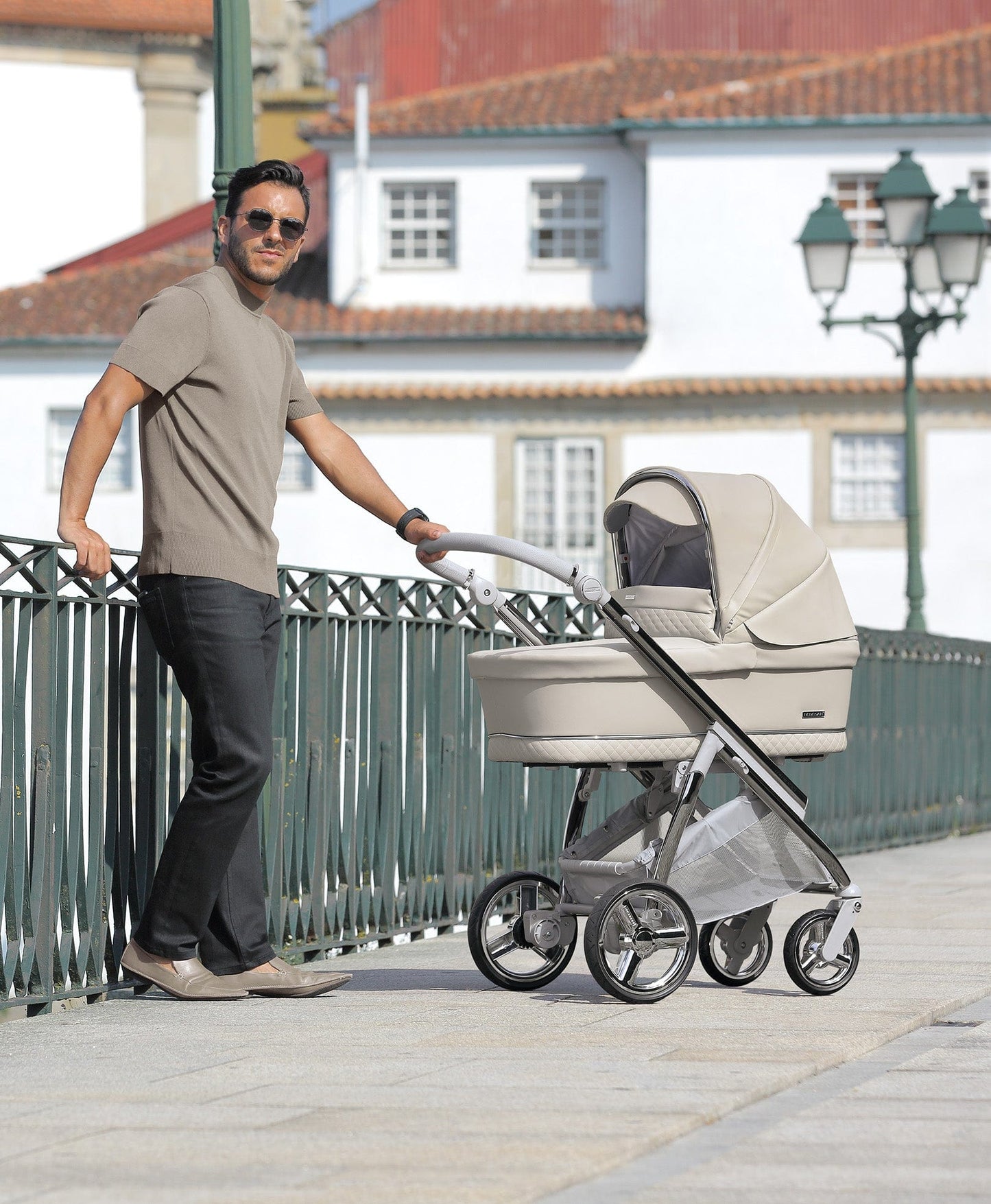 Bebecar Mini Pop 2 in 1 Travel System - Stone Bebecar