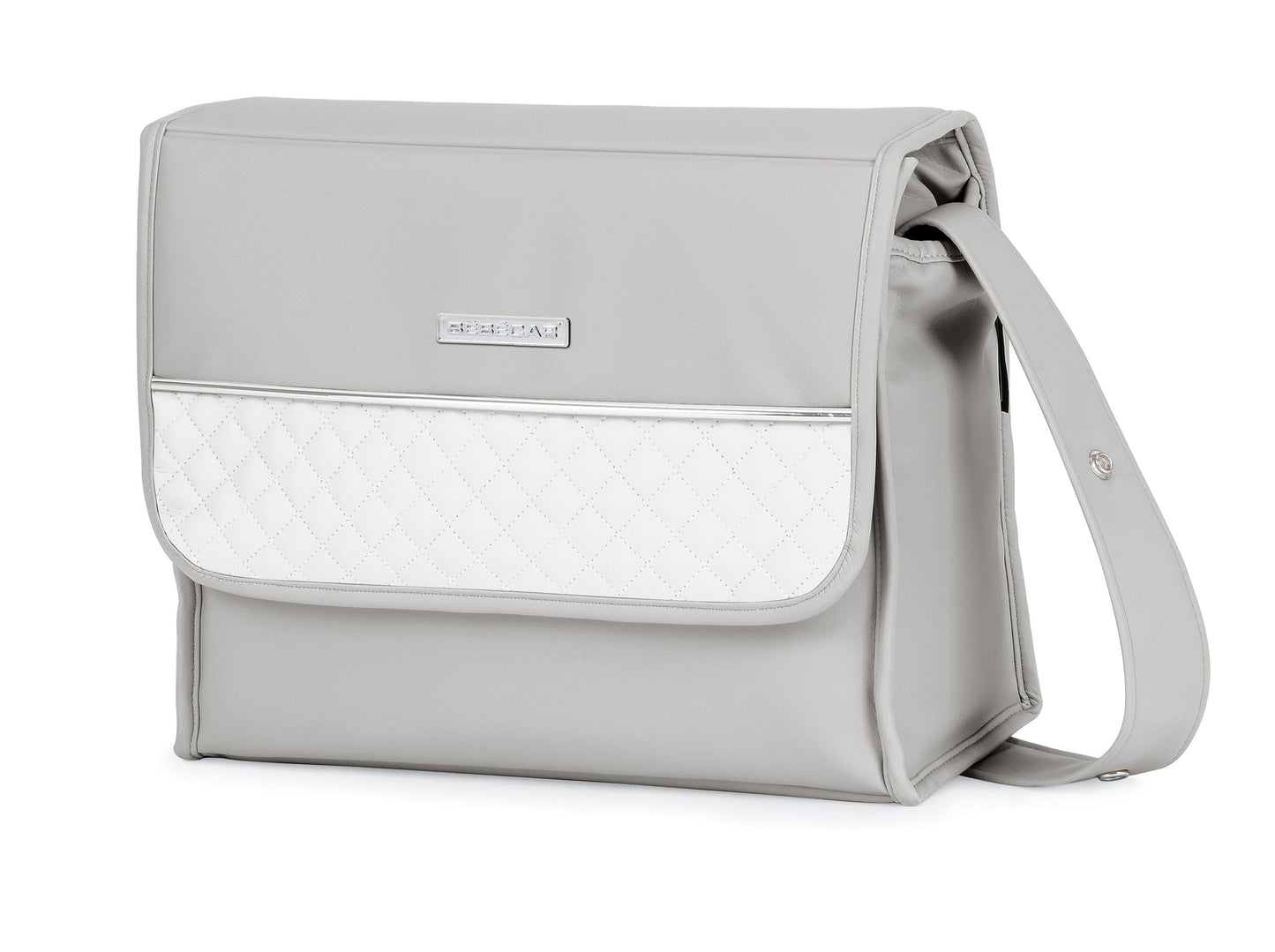 Bebecar Mini Pop Changing Bag & Changing Mat - Silver Grey  Bebecar   