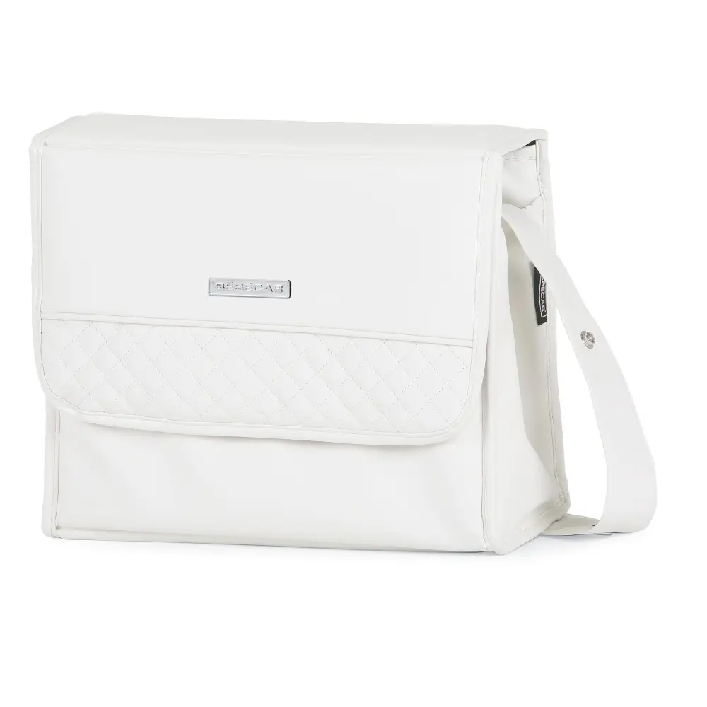 Bebecar Mini Pop Changing Bag & Changing Mat - White Delight Bebecar
