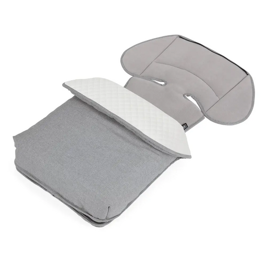 Bebecar Mini Pop Footmuff in Silver Grey  Bebecar   