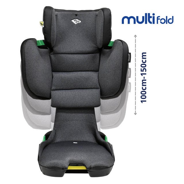Bebecar Mutli Fold Car Seat 100-150cm - Black Bebecar