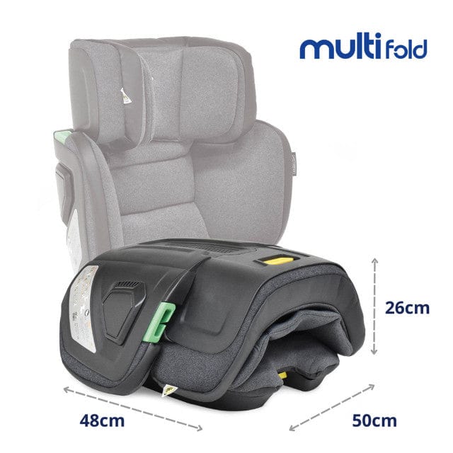 Bebecar Bebecar Mutli Fold Car Seat 100-150cm - Black