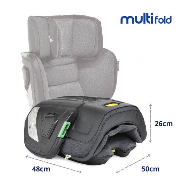 Bebecar Mutli Fold Car Seat 100-150cm - Grey Bebecar