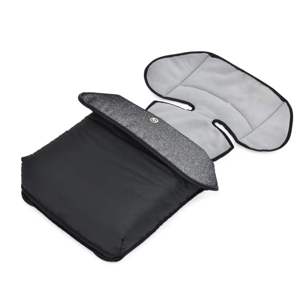 Bebecar Prive Black Face Fleece Footmuff - General