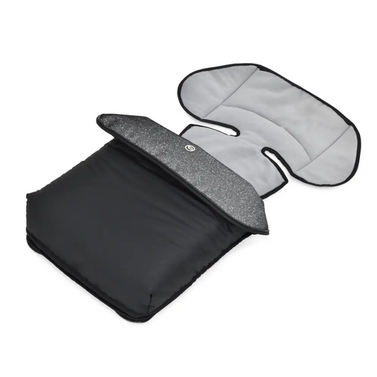 Bebecar Prive Black Face Fleece Footmuff - General