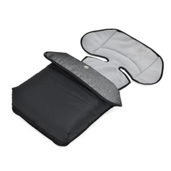 Bebecar Prive Black Face Fleece Footmuff