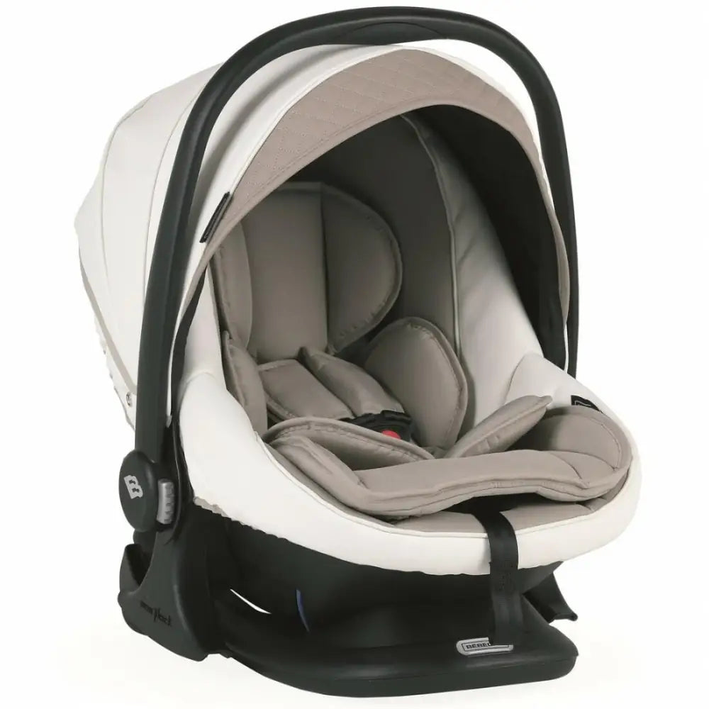 Bebecar Stylo Class Iced Mocha 3 in 1 Travel System - New 2025 Bebecar Range Bebecar