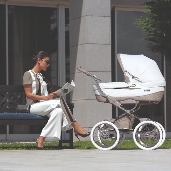 Bebecar Stylo Class Iced Mocha 3 in 1 Travel System - New 2025 Bebecar Range Bebecar