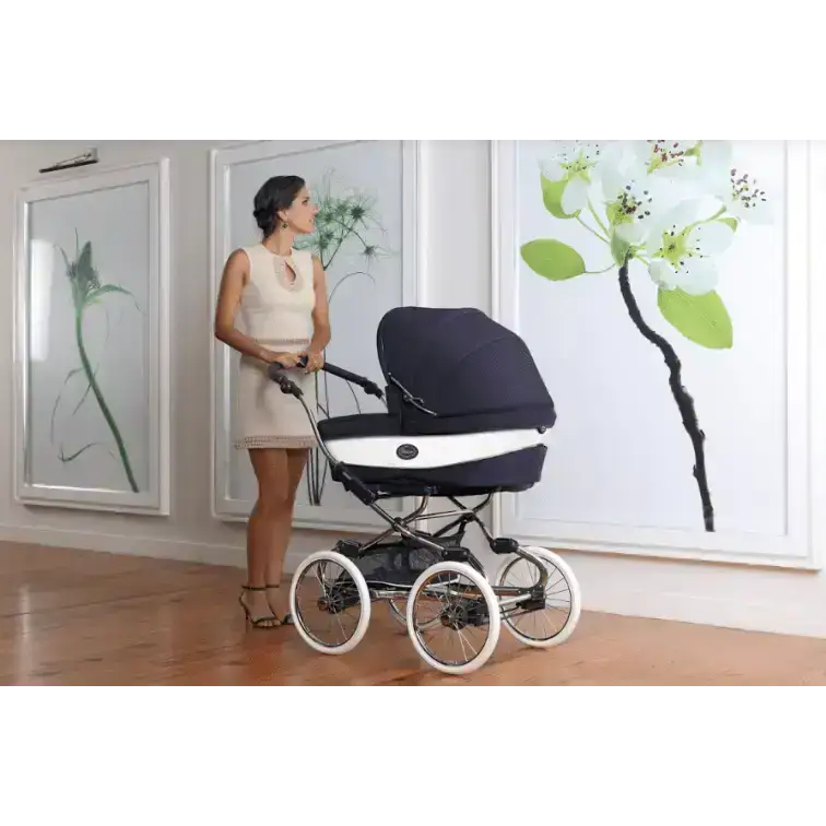 Bebecar Add Free Matching Changing Bag (This Month Only) Bebecar Stylo Class Oxford Blue Pram and Pushchair
