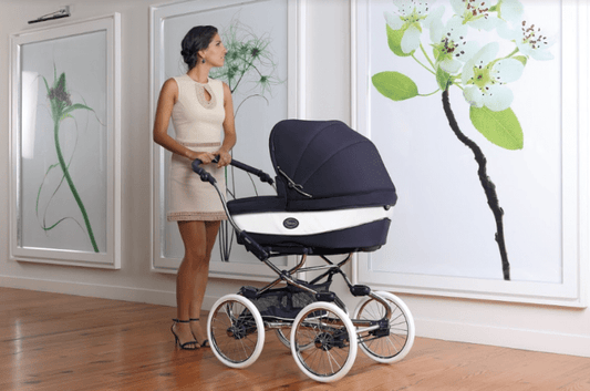 Bebecar Add Free Matching Changing Bag (This Month Only) Bebecar Stylo Class Oxford Blue Pram and Pushchair
