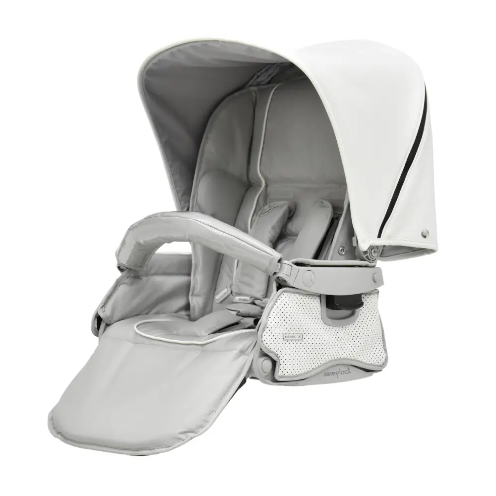 Bébécar Stylo Class Porcelaine 3 in 1 Travel System - 2026 Specials Range - Free Matching Changing Bag