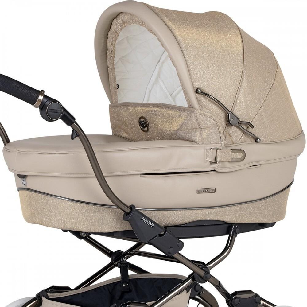 Bebecar Stylo Class Prive Gold Glitter 3 in 1 Travel System - Free Car Seat  Bebecar   