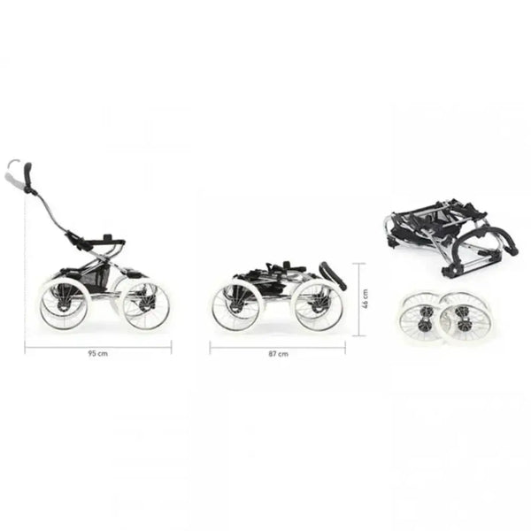Bebecar Stylo Class Privé White Sparkle 3-in-1 Travel System Bebecar 2026