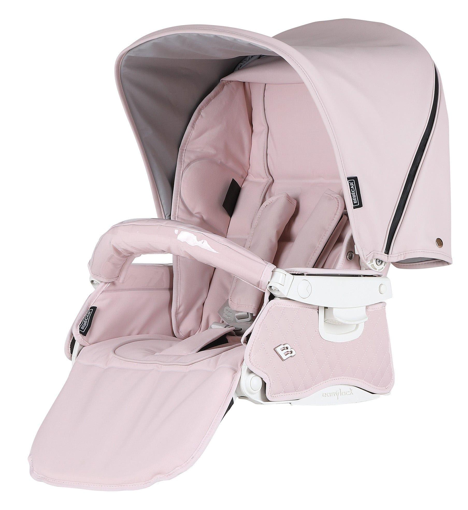 Bebecar Stylo Class Rose Pink 3 in 1 Travel System - Free Car Seat Bebecar