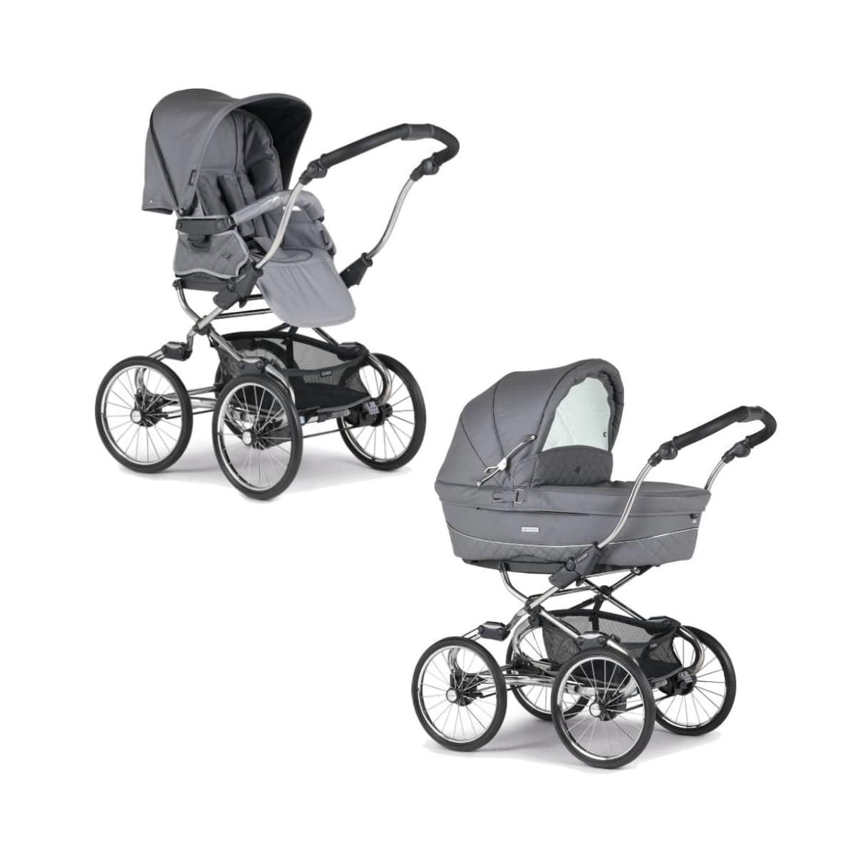 Bebecar Stylo Class Stormy Grey 3 in 1 Travel System - Free Car Seat  Bebecar   